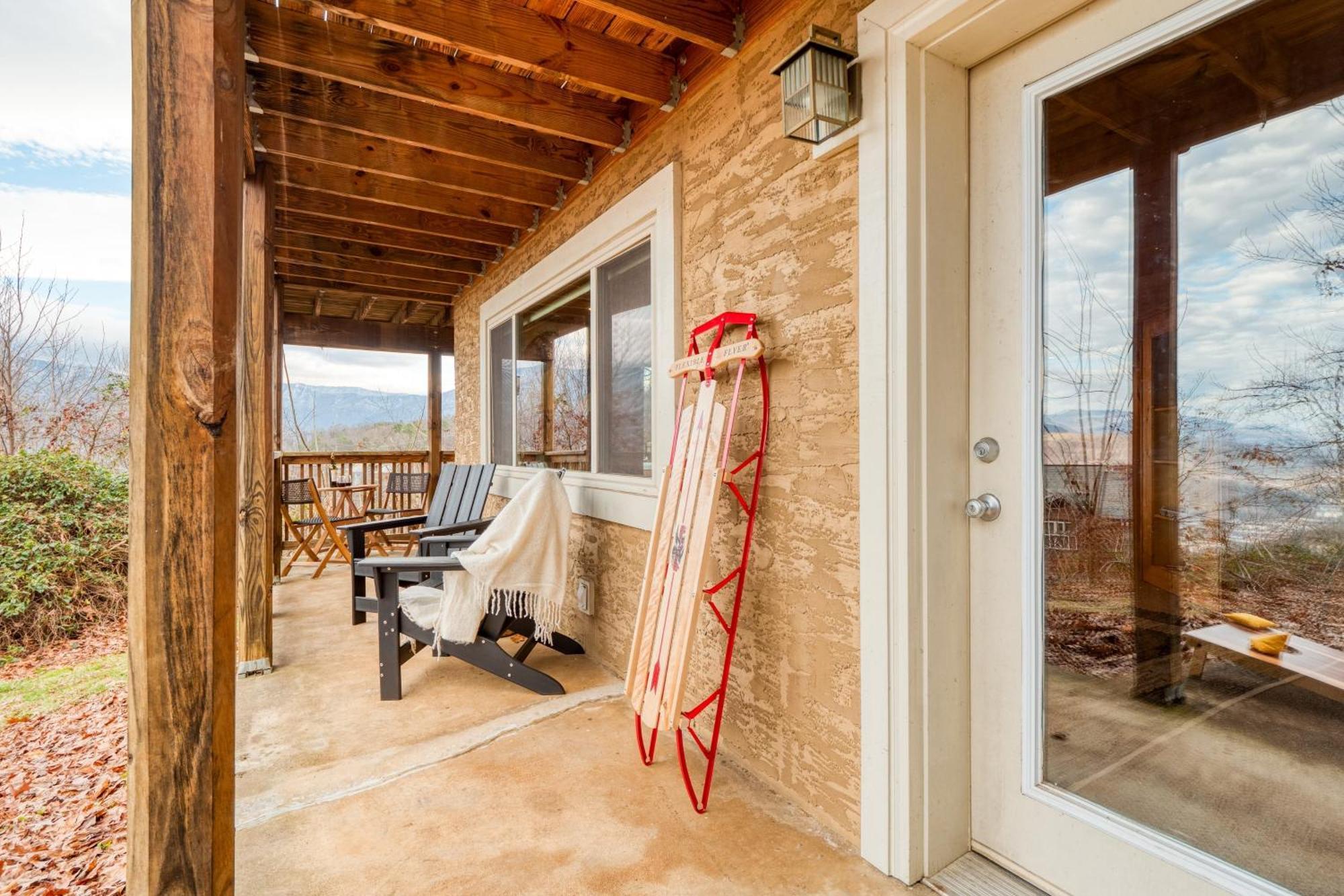 Chestnut By Avantstay Mountain Cabin W Treetop Views Hot Tub Game Room Gatlinburg Exterior foto